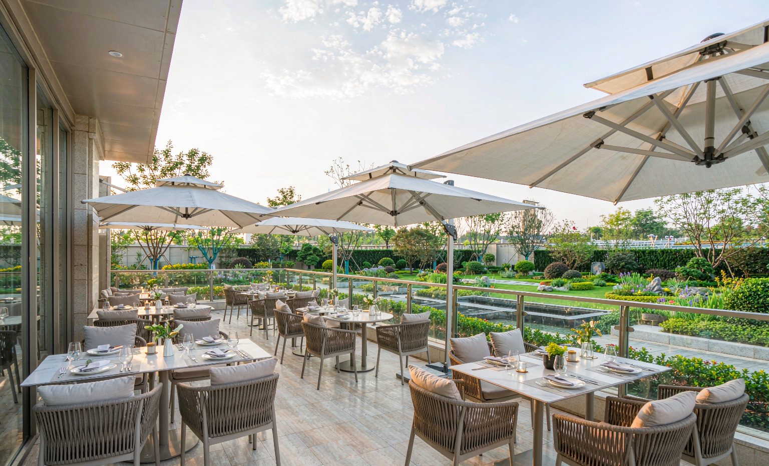 Hotel patio projects